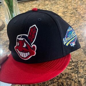Cleveland Indians Baseball Fitted Cap WORLD SERIES